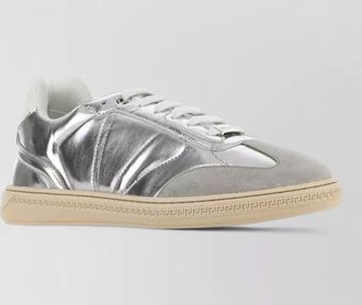 Versace leather low-top sneakers