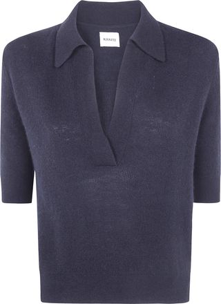 Khaite Sweater Cashmere Shrunken Jo Polo
