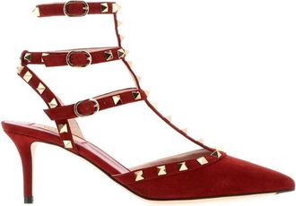Valentino Garavani Red Studded Pumps