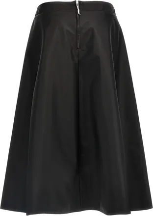 Marni Nylon A-Line Skirt - Black
