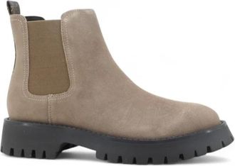 Guess Chelsea Boots - Heren - Chelseaboots - Beige - 45 EU - Leer - Schoenen