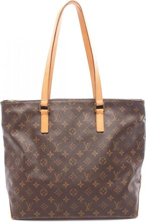 Louis Vuitton Brown Monogram Monogram Leather Tote Bag (Pre-Owned)