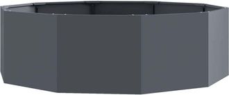 vidaXL Jardinera Antracita 120 X 120 X 35 Cm Acero Vidaxl