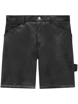 パンツ COURREGES Women Shorts  Burmudas 423CPA166VY0014 9999 Black Courrèges contrasting-trim Logo Shorts | Black | FARFETCH