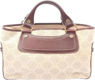Celine Pre-owned Handbags, female, Beige, Size: ONE SIZE Pre-owned Boogie Handbag