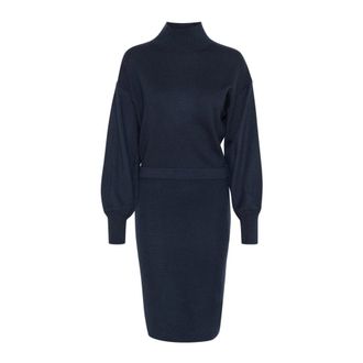Inwear Wanetta Ilze Jurk - Dames - Kleedjes - Blauw - 2XL - Polyester - Kleedjes
