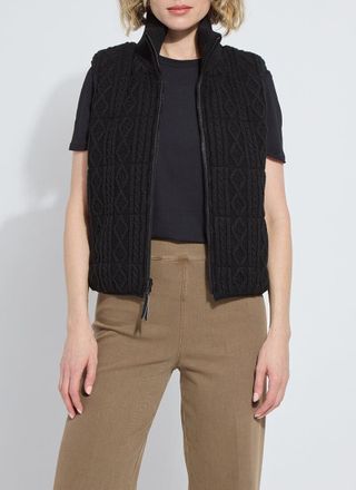 Lyssé Prudence Reversible Puffer Sweater Vest