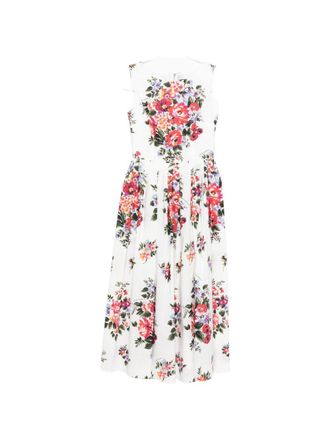 Dolce & Gabbana lange jurk met bloemenprint