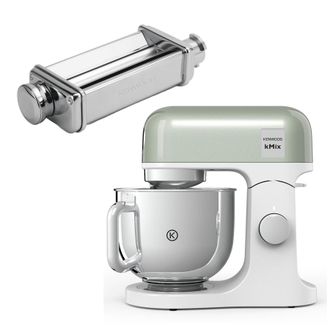 DeLonghi 5L kMix Stand Mixer Green & Lasagne Roller