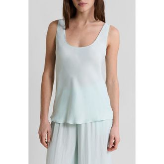 Etam Cheeta Pajama Tank in Blue Green at Nordstrom, Size X-Large