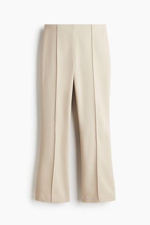H&M Ausgestellte Hose mit B&uuml;gelfalten - Hellbeige