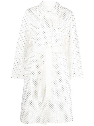 P.A.R.O.S.H. Trench con strass - Bianco