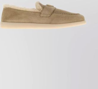 Prada suede loafers