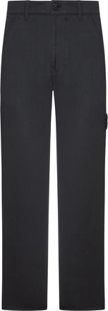 Stone Island REGULAR FIT PANTS WITH BADGE - Stone Island - Man