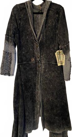 Aratta Womens Goddess Coat In Charcoal