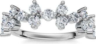 Pompeii3 1/2Ct Round Diamond Wedding Ring Stackable Wedding Band 14k Gold Lab Grown