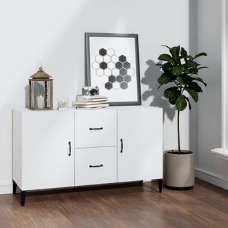 vidaXL Credenza Bianca 100x36x60 cm in Legno Multistrato - Vidaxl