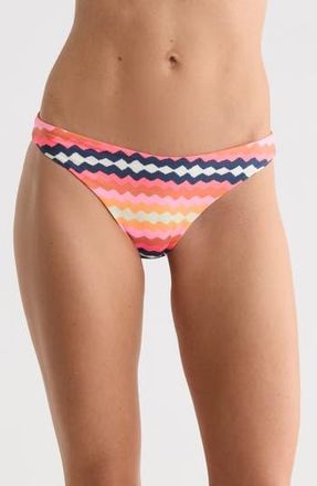 Maaji Sublimity Reversible Bikini Bottoms in Orange at Nordstrom Rack, Size Large