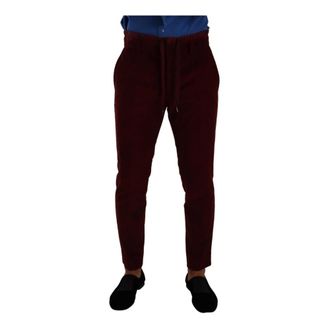 Dolce & Gabbana Hombre, Pantalones, Rojo, Talla: M