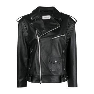 ARMARIUM Zwarte lamsskin bikerjas - Dames - Leren en Su&egrave;de Jassen - Zwart - XS - Jassen