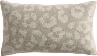 DKNY Faux Cashmere Accent Pillow in Leopard at Nordstrom