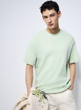 Le 31 Mens Brushed-jersey T-shirt Comfort fit