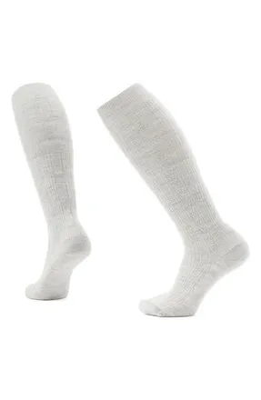 Smartwool Everyday Wool Blend Cable Knee High Socks in Ash at Nordstrom, Size Medium