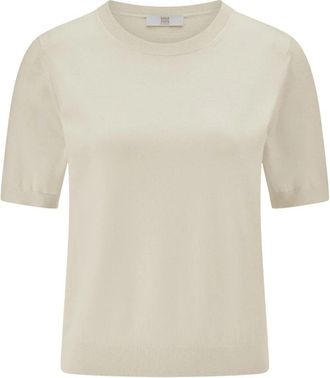 Riani T-shirts - Dames - T-shirts - Beige - L - Wol - Tops