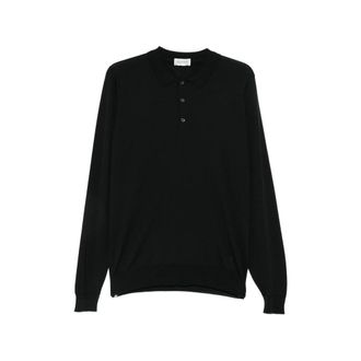John Smedley Belpert Long-sleeve Polo Sweater