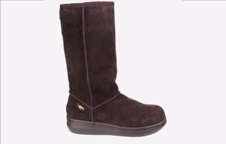 Rocket Dog Sugardaddy Pull on Boot Womens - Brown - Size UK 3