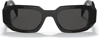Prada 0pr 17ws Geometric Rectangular Acetate Sunglasses