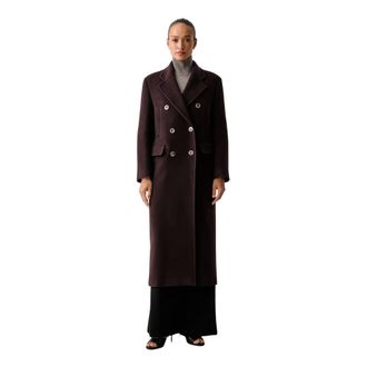 Pinko Abrigo Covent - Coats - Mujer - Rojo - XS