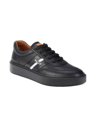 Bally Coby 6310056 Mens Black Lamb Leather Sneakers