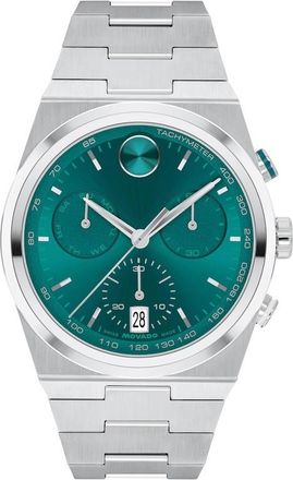 Movado Bold Quest Chronograph Quartz Green Dial Mens Watch 3601200