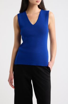 Tahari by ASL Sweater Tank in Saphire at Nordstrom, Size X-Large