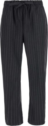 Semicouture Buddy Broek - Dames - Straight fit broeken - Grijs - L - Wol - Broeken