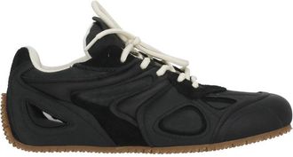 Axel Arigato Black Slow Runner Leather-Blend Sneakers