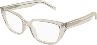 Saint Laurent SL 896 Cat-Eye Frame - unisex - Saint Laurent - Sunglasses - Beige - 55 MM - Accessories
