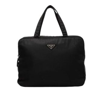 Prada Pre-owned Vintage Handbag - Dames - Vintage Handtas - Zwart - ONE Size - Nylon - Vintage