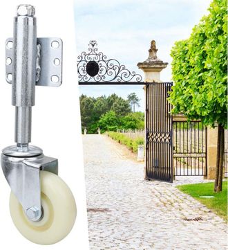 OEM Ruedas Giratorias De Nailon Con Resorte De 4 Pulgadas Para Puertas, Capacidad De Carga De 440 Libras Para Uso Intensivo