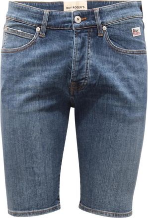 Roy Rogers Denim Stretch Sea Bermuda Shorts - Heren - Denim shorts - Blauw - W34 - Denim - Korte Broeken