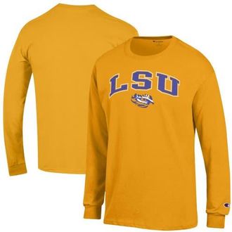 Champion Mens Champion Gold LSU Tigers Arch Over Logo Long Sleeve T-Shirt at Nordstrom, Size Xx-Large