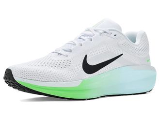 Nike Winflo 11 Mens Shoes White/Black/Glacier Blue/Green Strike : 11.5 D - Medium, Synthetic
