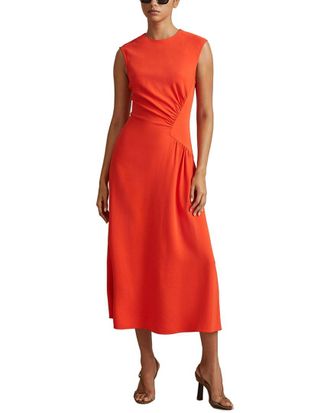 Reiss Stacey Ruched Waist Occasion Dress