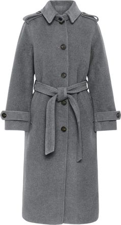 Part Two Belted Coats - Dames - Jas met riem - Grijs - 2XL - Jassen