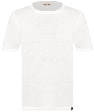 Gran Sasso Linen Crewneck Short Sleeve T Shirt
