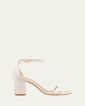 Stuart Weitzman Nudist 75mm Block Sandals