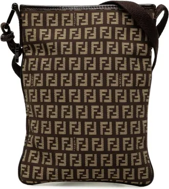 Fendi Pre-owned Fendi Zucchino Canvas Crossbody Ladies 59EPV81RSZNGNH0Y