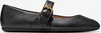 Cole Haan Womens Grand Ambition Alissa Mary Jane Ballet Flats - Black Size 10.5