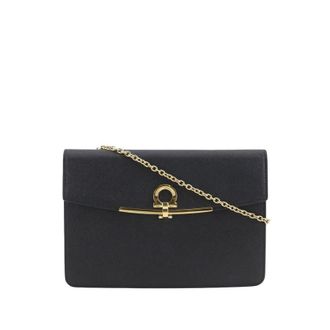 Ferragamo Pre-owned Ferragamo Leather Gancini Icona Crossbody Ladies 428VEJGR6ZDRNXGA